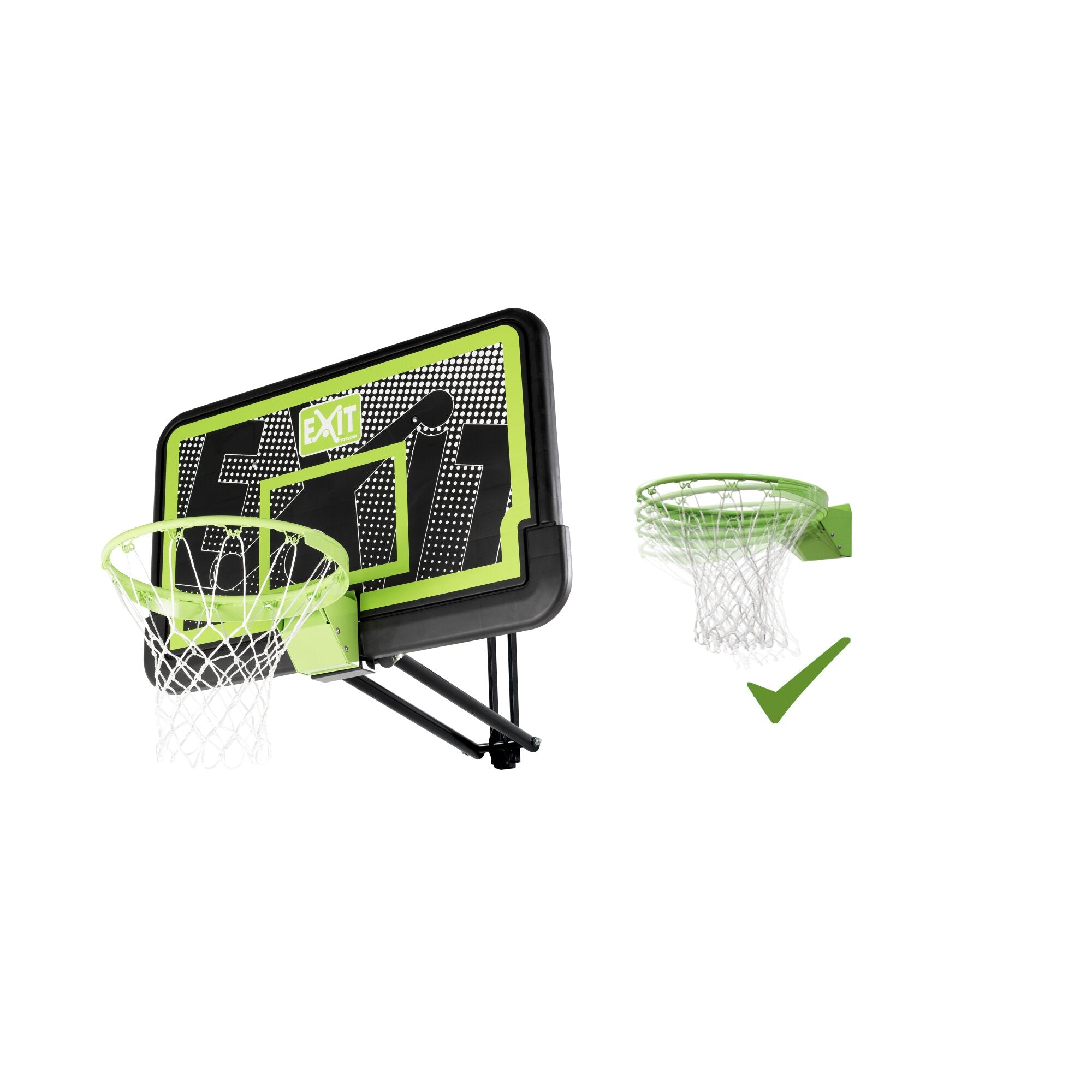 EXIT Galaxy Basketballkorb Wandmontage Black Edition inkl. Dunkring Main